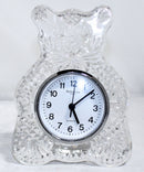 Waterford Crystal: Teddy Bear Clock, 6"