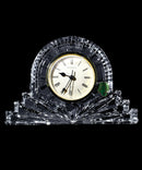 Waterford Crystal: Clocks Large Gold Faced Cottage Clock, 7.25"