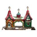 Department 56 Welcome To Elf Land Gateway Entrance, North Pole Village Accessory, 56431