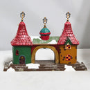 Department 56 Welcome To Elf Land Gateway Entrance, North Pole Village Accessory, 56431