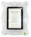 Waterford Crystal: Victorian Picture Frame, 8"