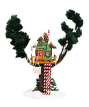 Department 56 Elf Tree House, Holiday Village Accessory, 56446