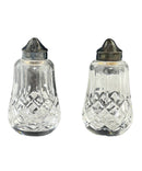 Waterford Crystal: Salt & Pepper Shaker Set, 4.25" - Metal Lids