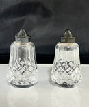 Waterford Crystal: Salt & Pepper Shaker Set, 4.25" - Metal Lids