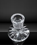 Waterford Crystal Single Light Candlestick, 3.5" - Vert Cuts Stem