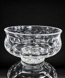 Waterford Crystal Footed Bowl - Etched Star Design, 5.5"