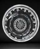 Waterford Crystal Footed Bowl - Etched Star Design, 5.5"