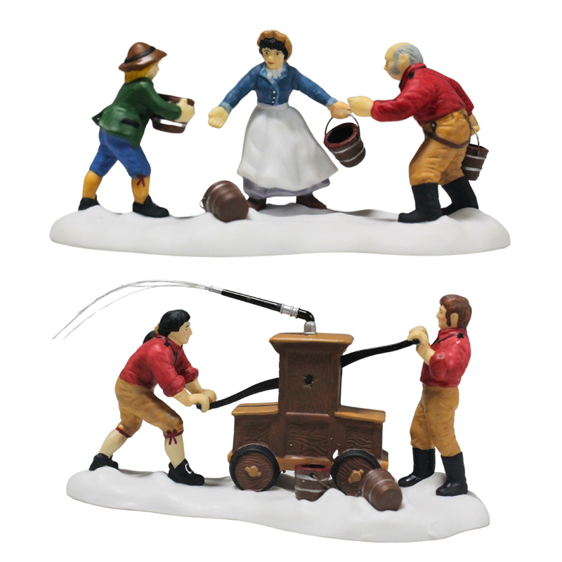 Department 56: 56635 Volunteer Firefighters - Set of 2