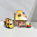 Department 56 Lego Warehouse Forklift, North Pole Village, Animated, 56819