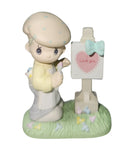Precious Moments Figurine 572209, Loving You Dear Valentine- Boy