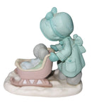 Precious Moments Figurine 573302, January Mini Monthly Figurine