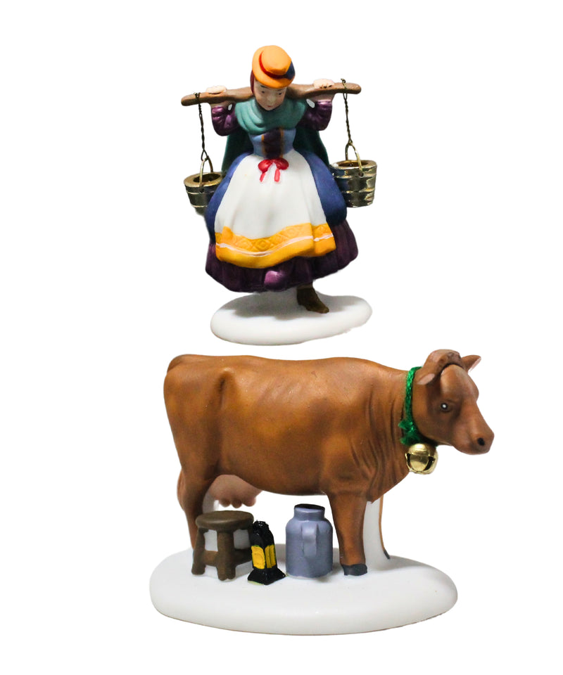 Department 56: 58384 Eight Maids A Milking