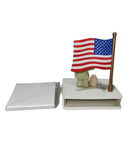Precious Moments 587451, Bless Those who Serve Their Country Bible Holder