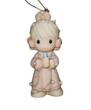 Precious Moments Ornament 587931, May Your Christmas Be Delightful, Dated 1999