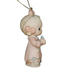 Precious Moments Ornament 587931, May Your Christmas Be Delightful, Dated 1999