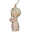 Precious Moments Ornament 587931, May Your Christmas Be Delightful, Dated 1999