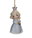 Precious Moments Ornament 587958, Pretty as a Christmas Princess, Dated 1999