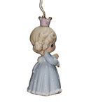 Precious Moments Ornament 587958, Pretty as a Christmas Princess, Dated 1999