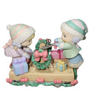 Precious Moments Ornament 592404, Our First Christmas Together- 1993