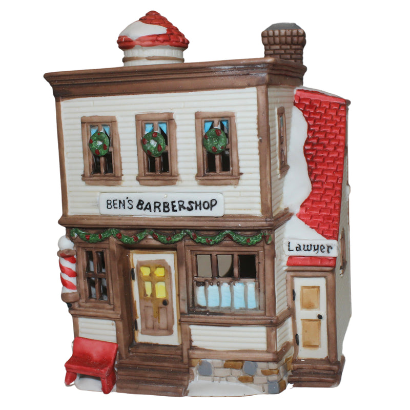 Department 56: 59390 Ben's Barber Shop