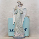 Lladró Figurine: 5950 Angel with Tambourine CandleHolder