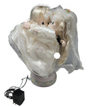 Precious Moments 596191, Wedding Display- Groom Carrying Bride