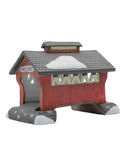 Department 56: 59870 Red Covered Bridge