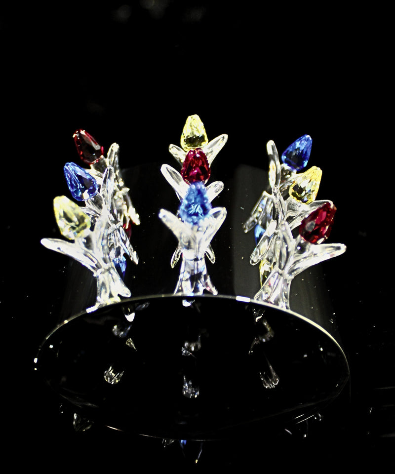 Swarovski Figurine: 606546 Mini Tulips With Stand