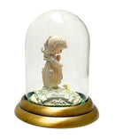 Precious Moments Figurine 617741, Summer's Joy, Mini Pewter Glass Dome