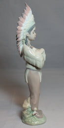 Lladró Figurine: 6192 American Indian Boy