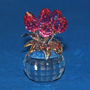 Swarovski Crystal: 626874 Tulips Rose, Rhodium