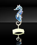 Swarovski Crystal Figurine Chipili Seahorse Aquamarine, Crystal Paradise, 656653
