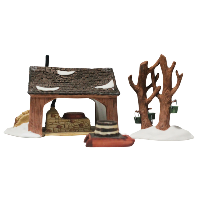 Department 56: 65897 Maple Sugaring - Set of 3