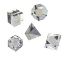 Swarovski Figurine: 664889  Platonic Bodies Clear - 5 Pieces
