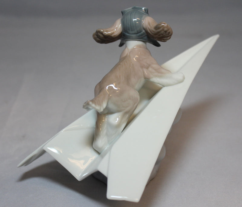Lladro　可愛いパイロット　＃6665 Lladró Figurine: 6665 Let's Fly Away