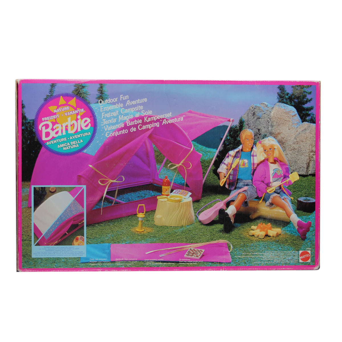 barbie camp out tent 1993 Outdoor Fun Camping Set (67002) Paket:iGS800 MSp226 Ages 3 and Up Sterntaler Winter Schlafsack Kuh