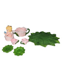 Precious Moments Figurine 676683, Rose Angle Mini Teaset