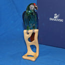 Swarovski Figurine: 685824 Macaw Chrome Green
