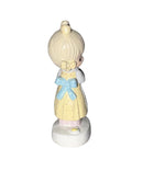 Precious Moments Figurine 694916, Eggs Over Easy, Mini Pewter Glass Dome