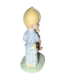 Precious Moments Figurine 694959, Praise the Lord, Anyhow, Mini Pewter Glass Dome
