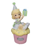 Precious Moments Figurine 732012, December Birthday Wishes