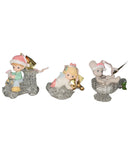 Precious Moments Ornament 747742, Set of 3- Boy/Angel/Mouse