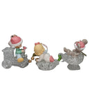 Precious Moments Ornament 747742, Set of 3- Boy/Angel/Mouse