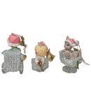 Precious Moments Ornament 747742, Set of 3- Boy/Angel/Mouse