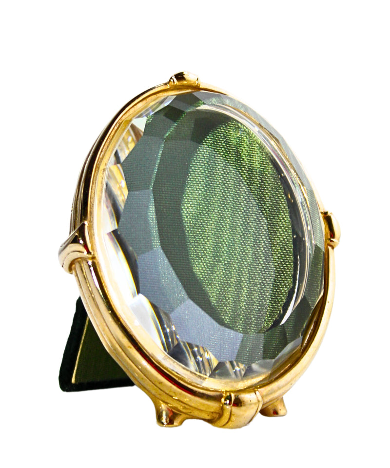 Swarovski Crystal: 7505NR75G Oval Picture Frame | Gold