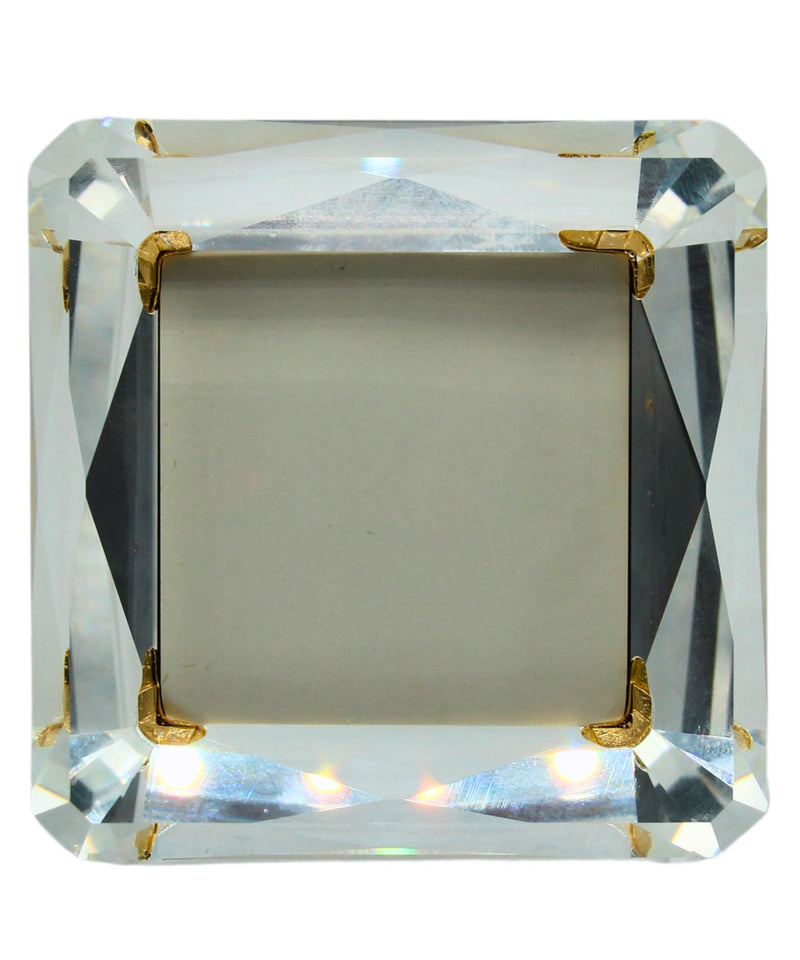 Swarovski Figurine: 7506NR60G Gold Square Picture Frame