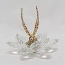 Swarovski Figurine: 7551NR100 In Flight Butterfly - Gold