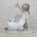 Lladró Figurine: 7711 Playtime with Petals