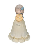 Precious Moments Bell 788708, October Monthly Flower Girl