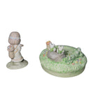 Precious Moments Figurine 818026, His Burden is Light- Native American Girl with Frogs